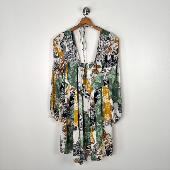 Anthropologie Tiered Boho Mini Dress - Picture 9 of 12